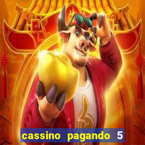 cassino pagando 5 reais no cadastro